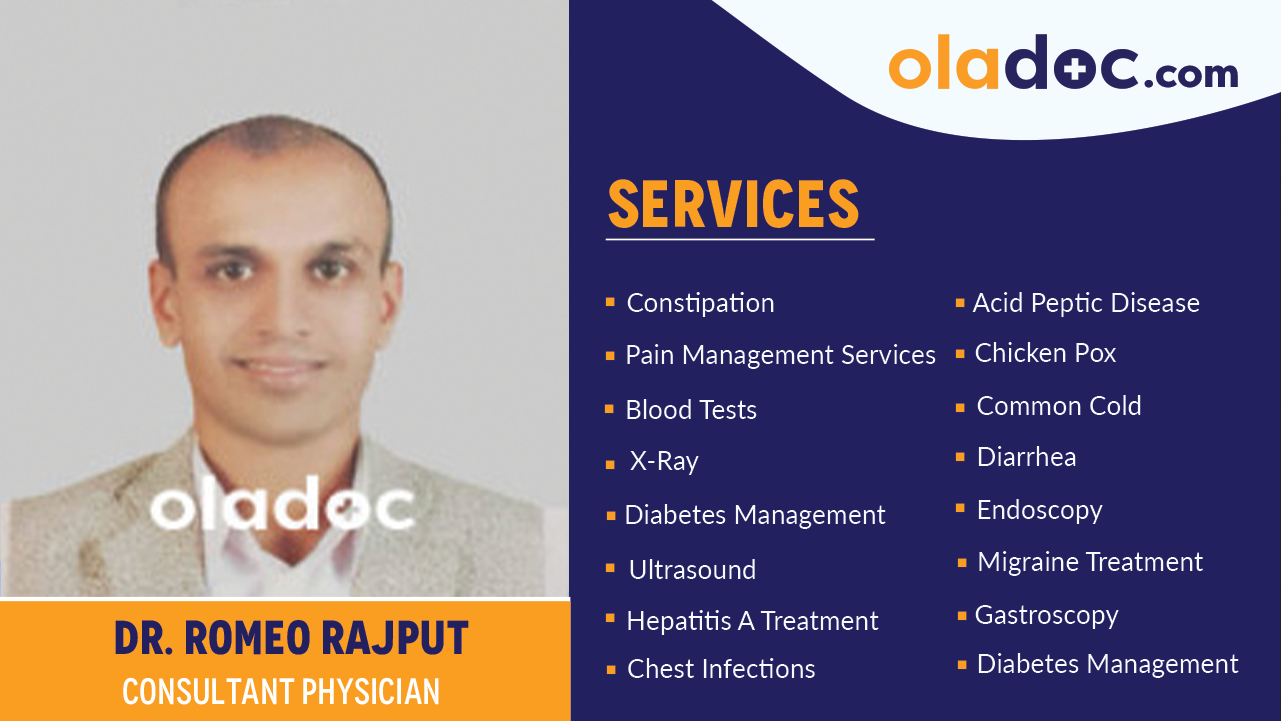 Services  provided by Dr. Romeo Rajput